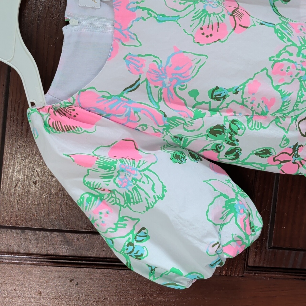 Lilly Pulitzer Mini Knoxlie Dress In Multi Oversized Orchids 12 - Picture 5 of 13